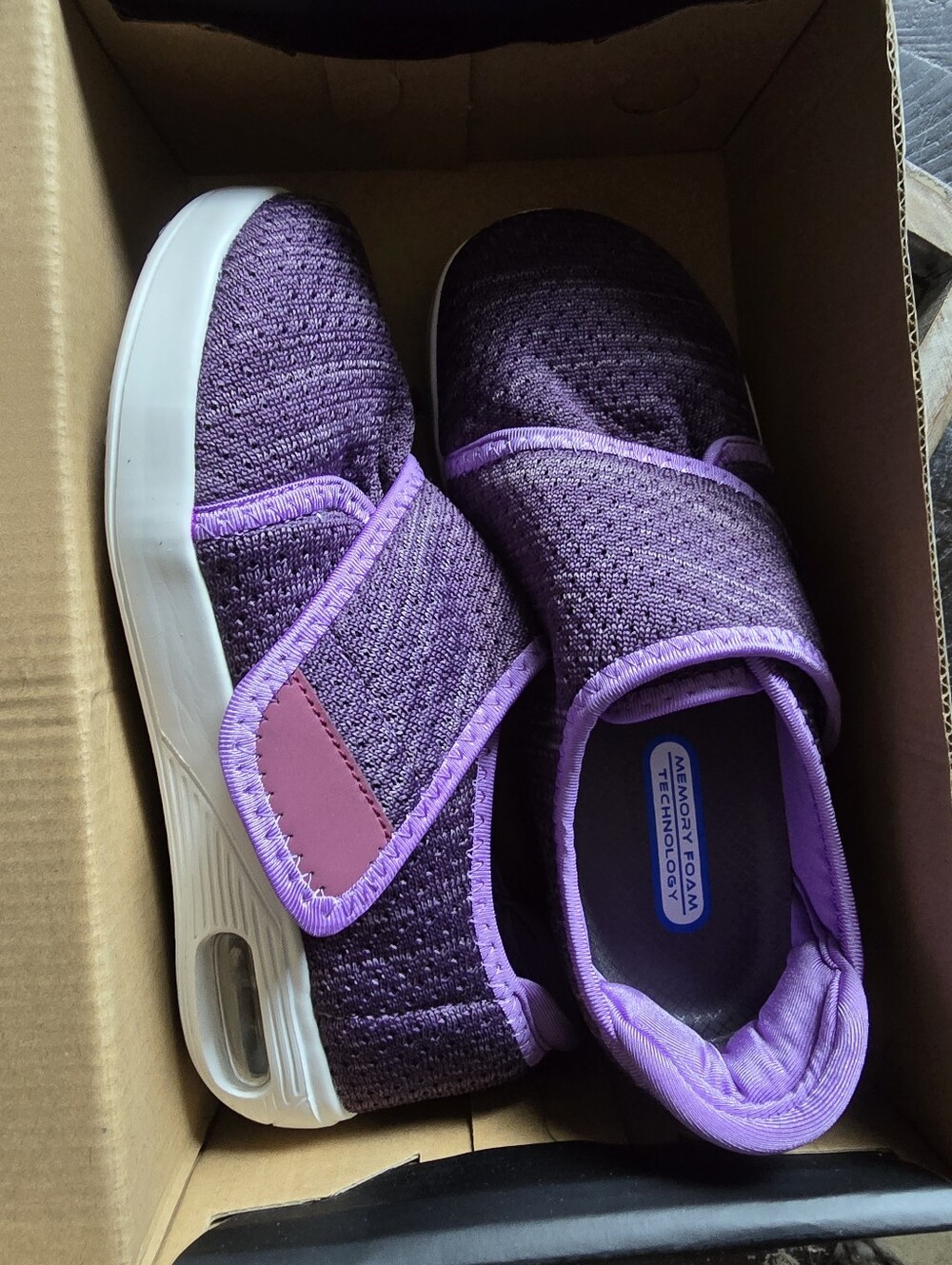 NIB! Ladies Sz. 38 Wide Foot Cushioned Shoes - Diabetic, Edema, Post Op
